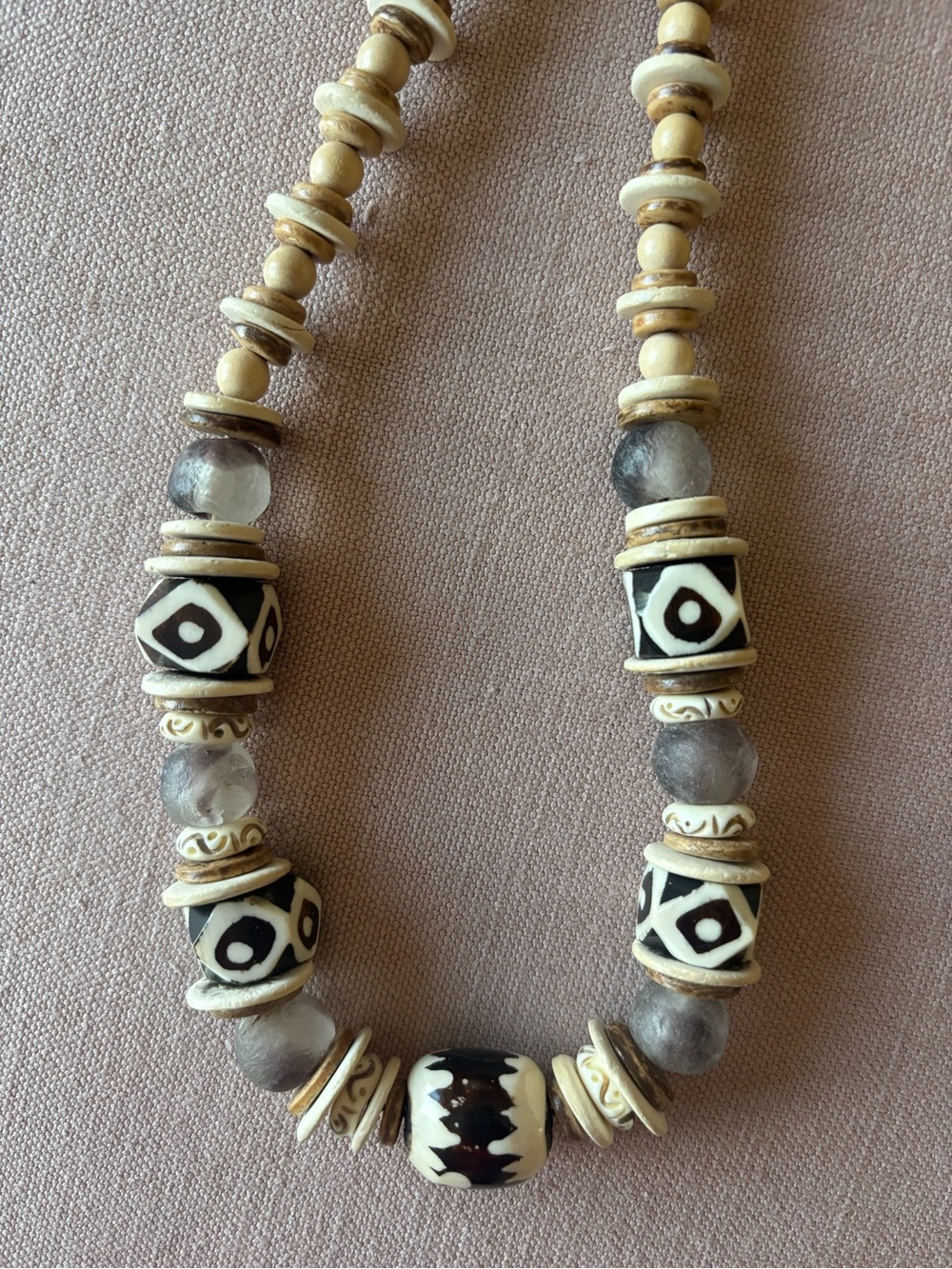 Twine & Twig Beaded Statement Necklace